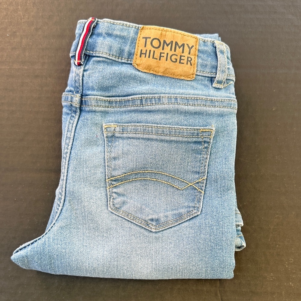 Tommy Hilfiger MID RISE FLARE Denim Blue Jeans SZ 7